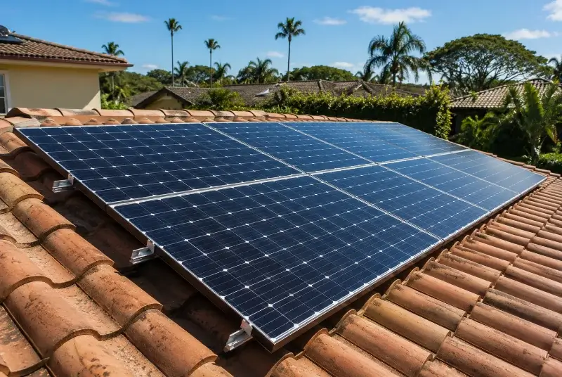 Installation de panneaux solaires à Aumagne