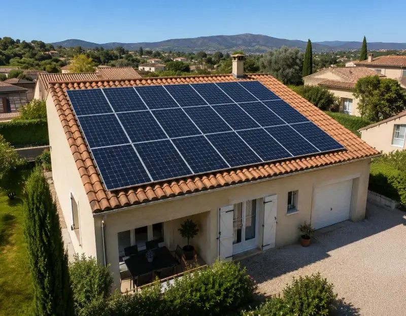 Prime à l'autoconsommation panneaux solaires Aumagne — aide financière de l'État